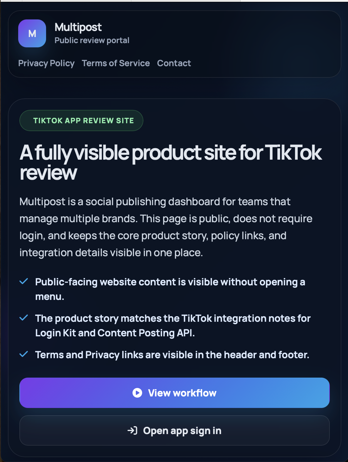Website build sample 6